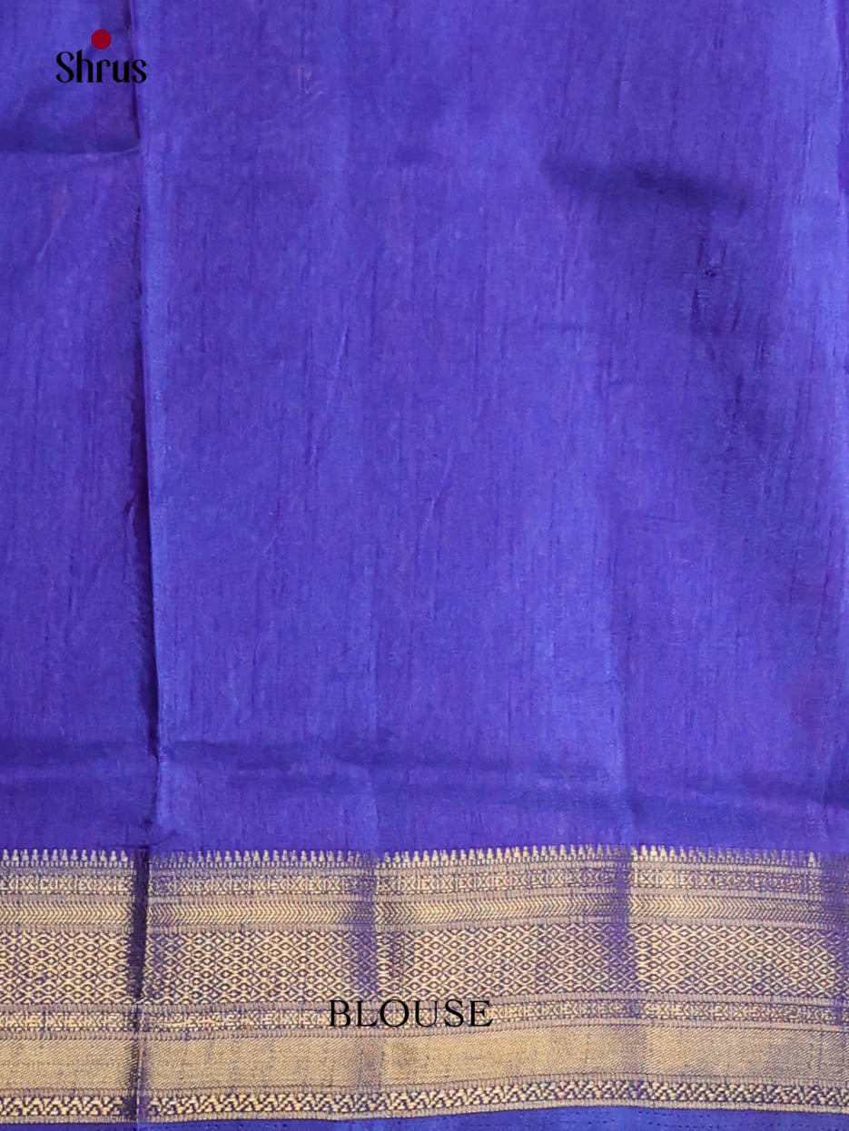 Blue - Semi Patola Saree