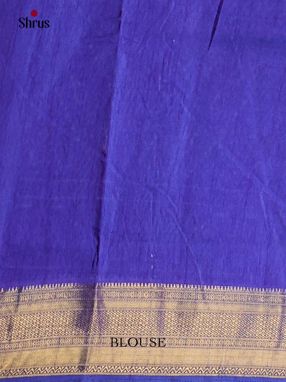 Blue- Semi Patola Saree