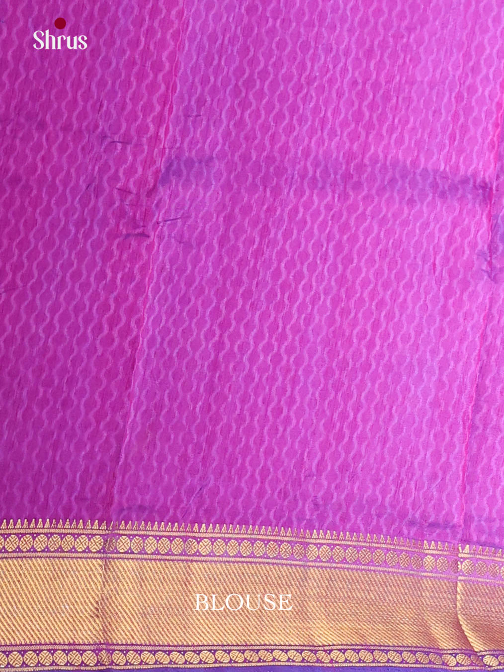 Blue & Purple - Semi Patola Saree