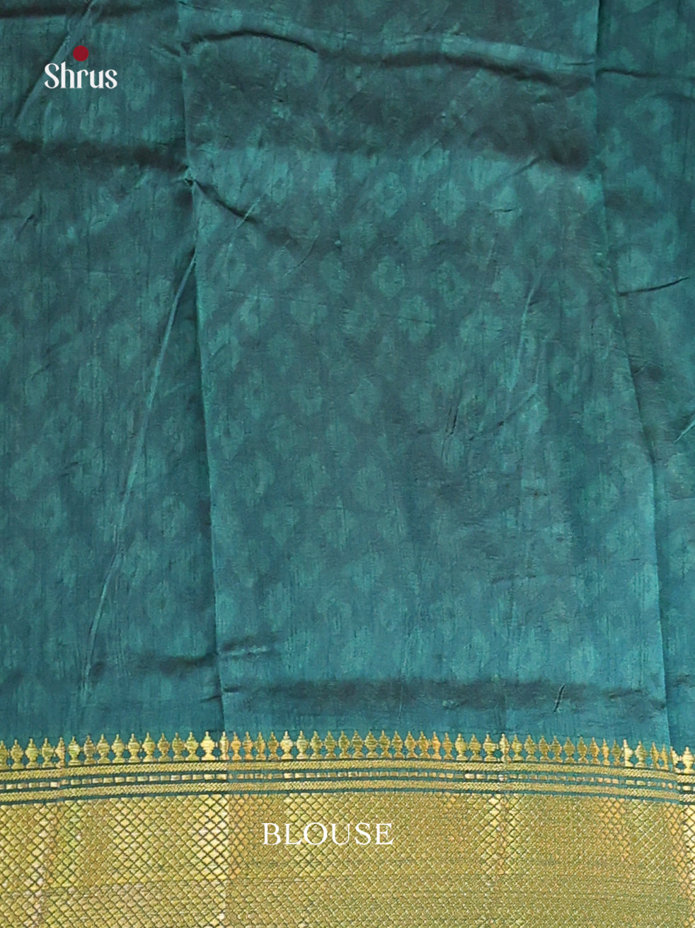 Light Brown & Green - Semi Patola Saree