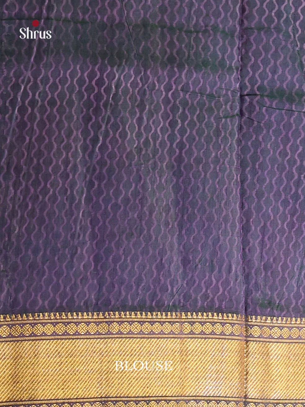 Blue & purple - Semi Patola Saree