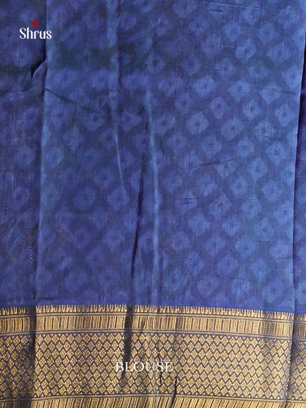 Light Blue & Blue - Semi Patola Saree