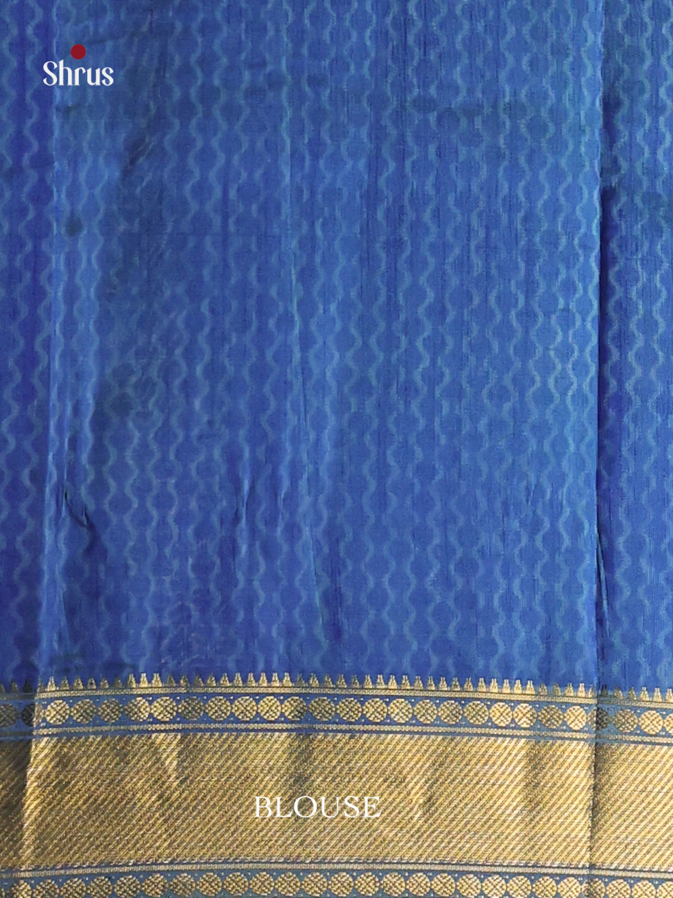 Sky Blue & Blue- Semi Patola Saree