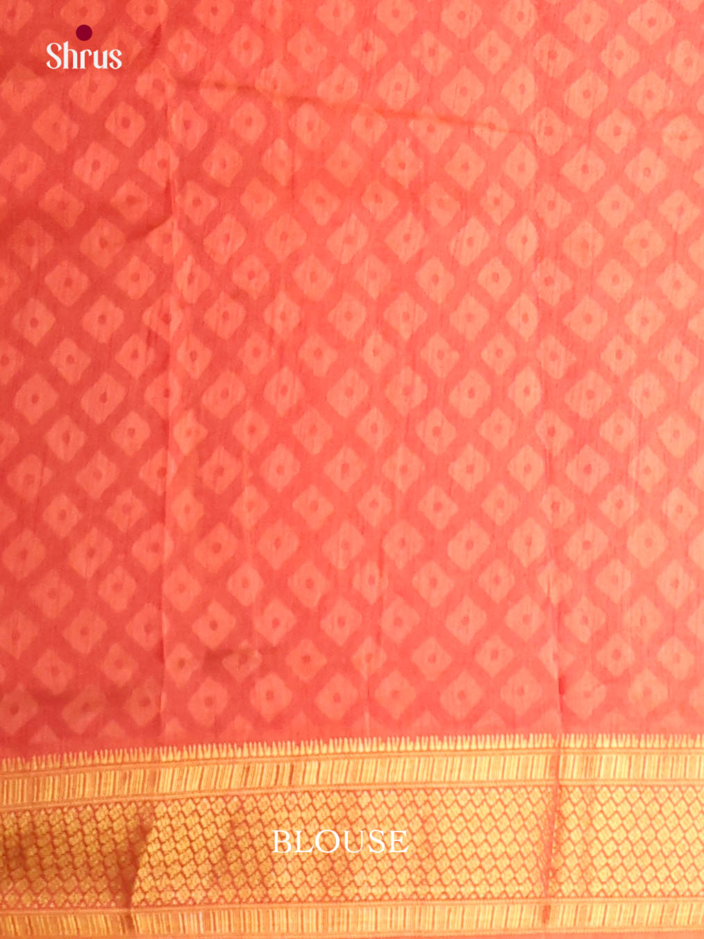Dark Mustard & Brick - Semi Patola Saree