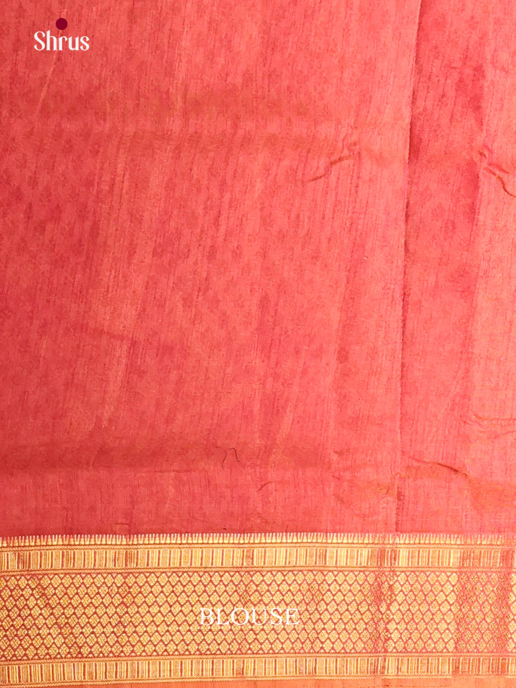 Dark Mustard & Brick - Semi Patola Saree