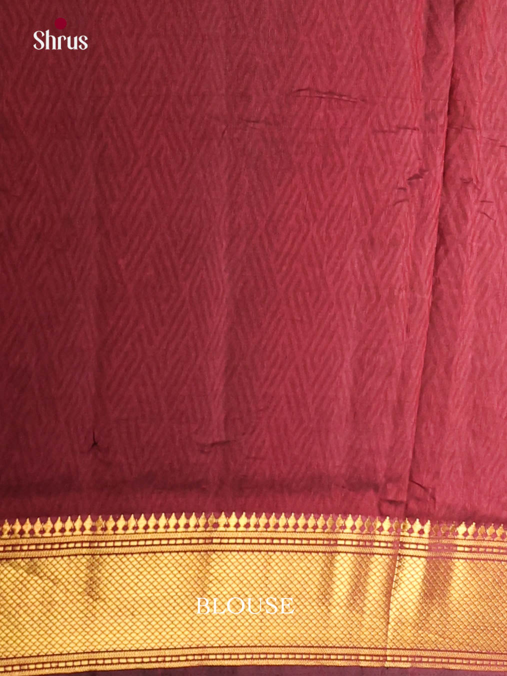 Black & Maroon - Semi Patola Saree