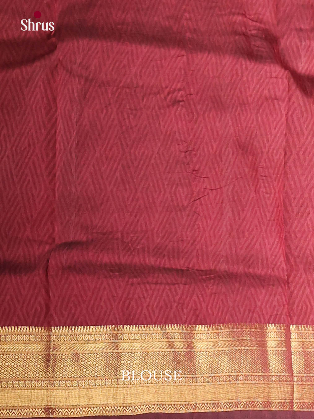 Black & Maroon - Semi Patola Saree