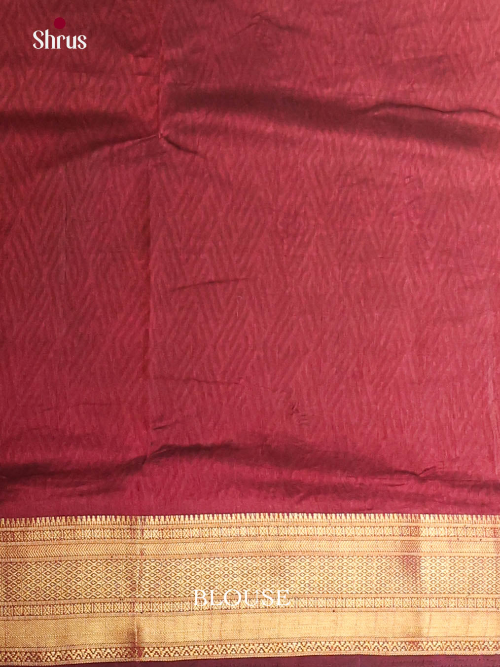 Black & Maroon- Semi Patola Saree