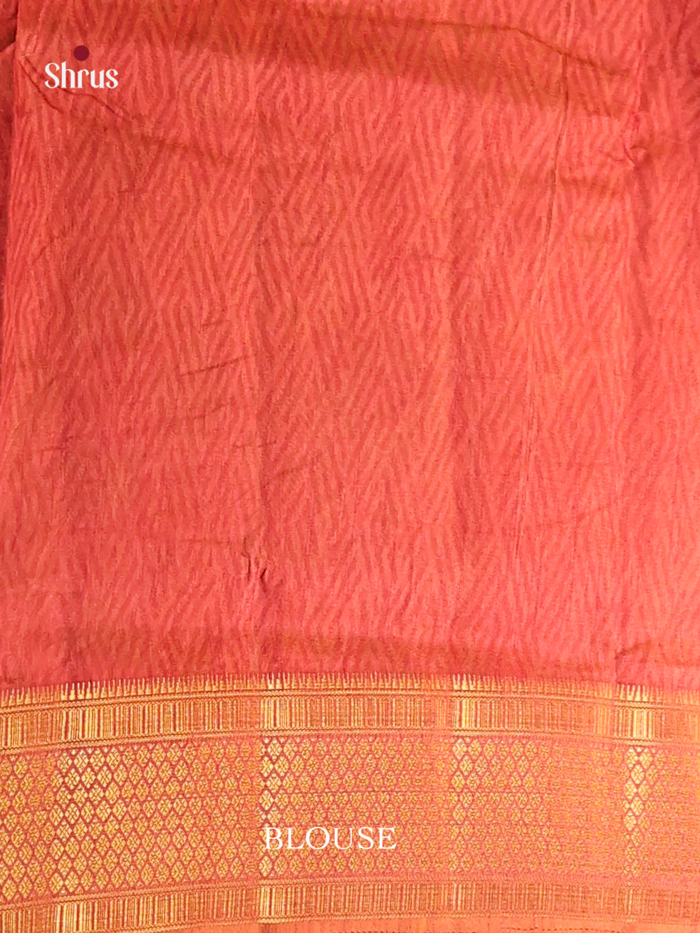 Mustard & Maroon- Semi Patola Saree