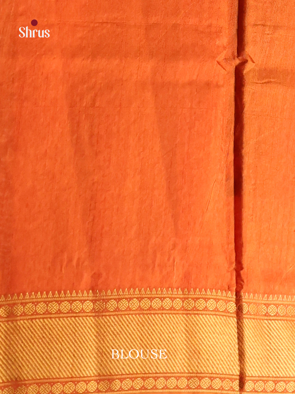 Brown & Orange - Semi Patola Saree
