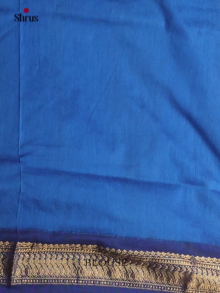 Red & Blue - Kalyani Cotton Saree - Shop on Shrus.com