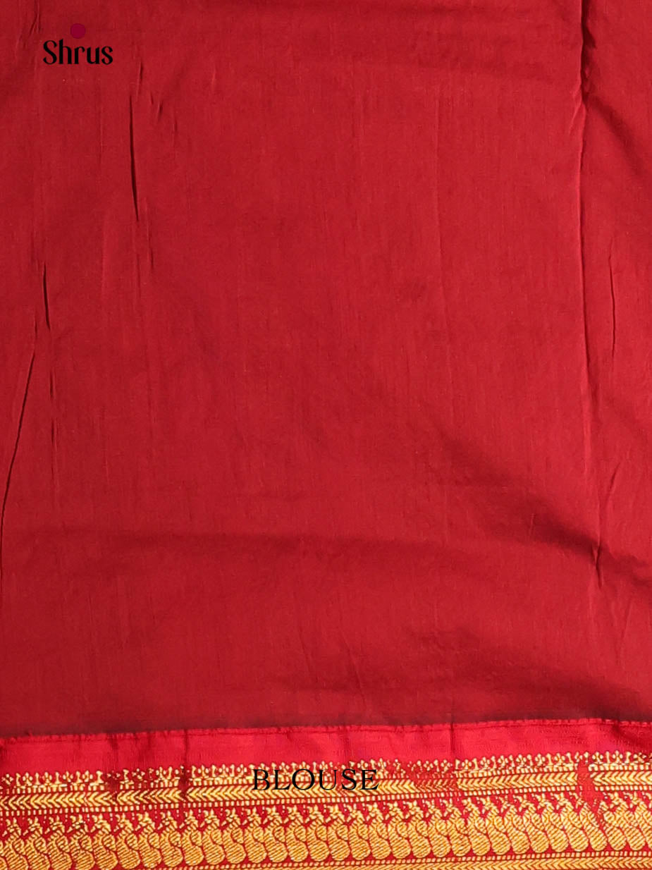 Green & Red - Kalyani Cotton Saree