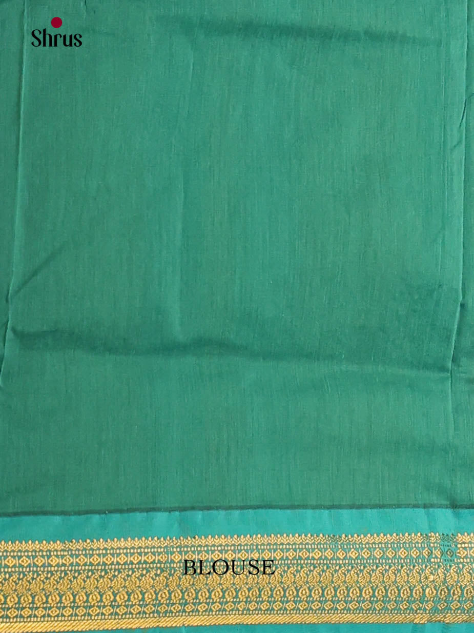 Wine & Green - Kalyani Cotton Saree
