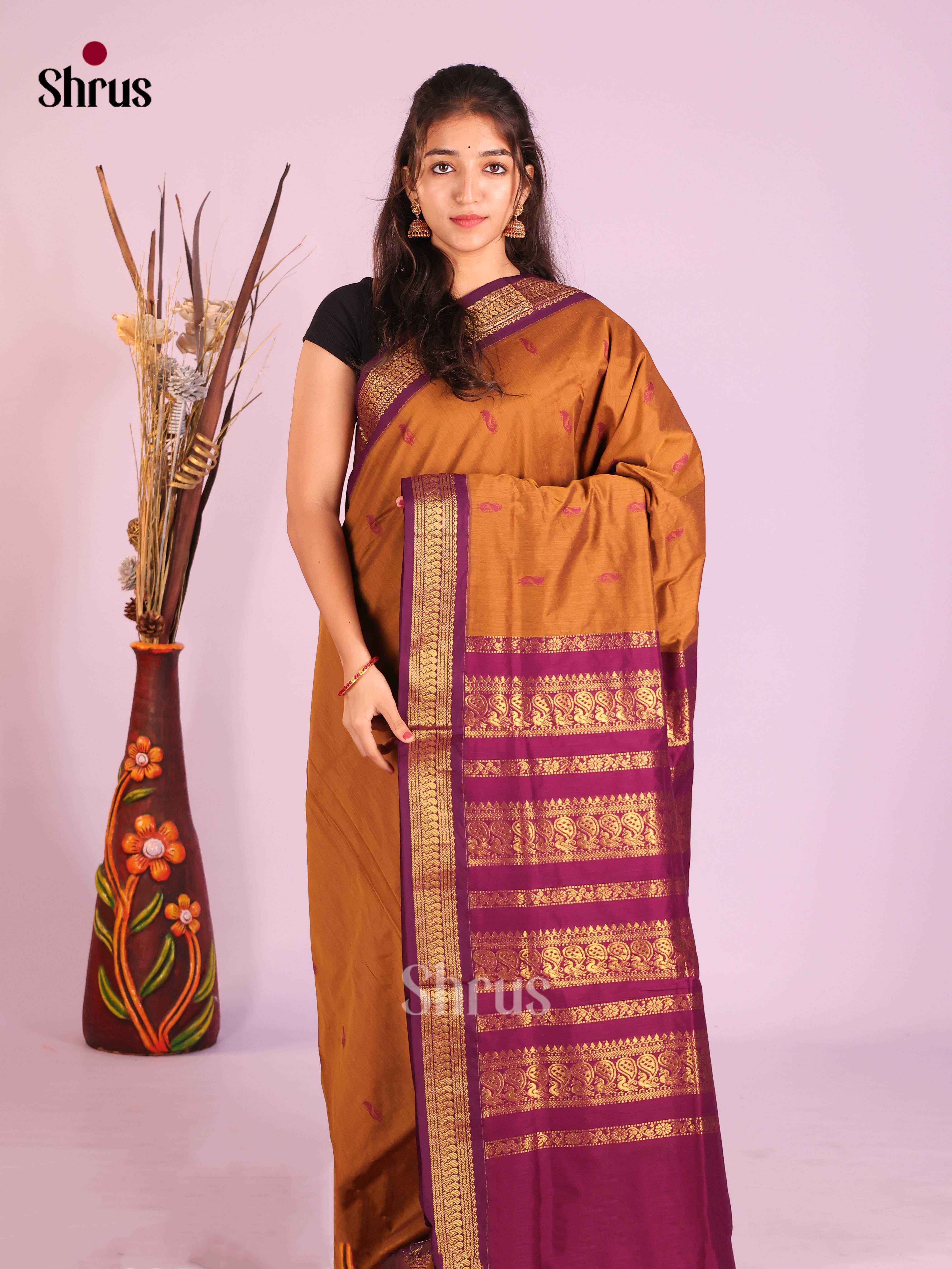 DIS18294 - Kalyani Cotton Saree - Shop on Shrus.com