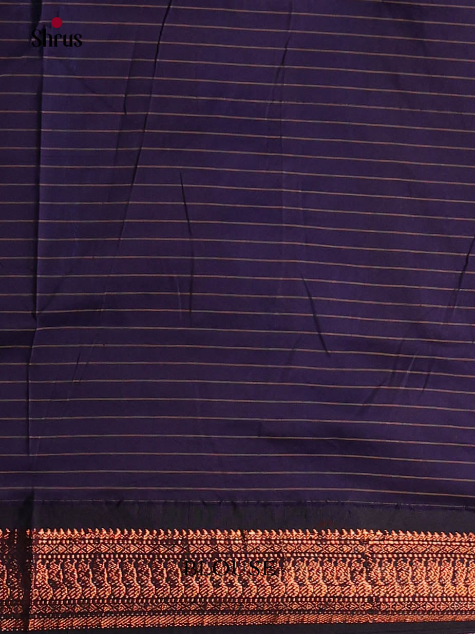 Teal & Blue - Kalyani Cotton Saree