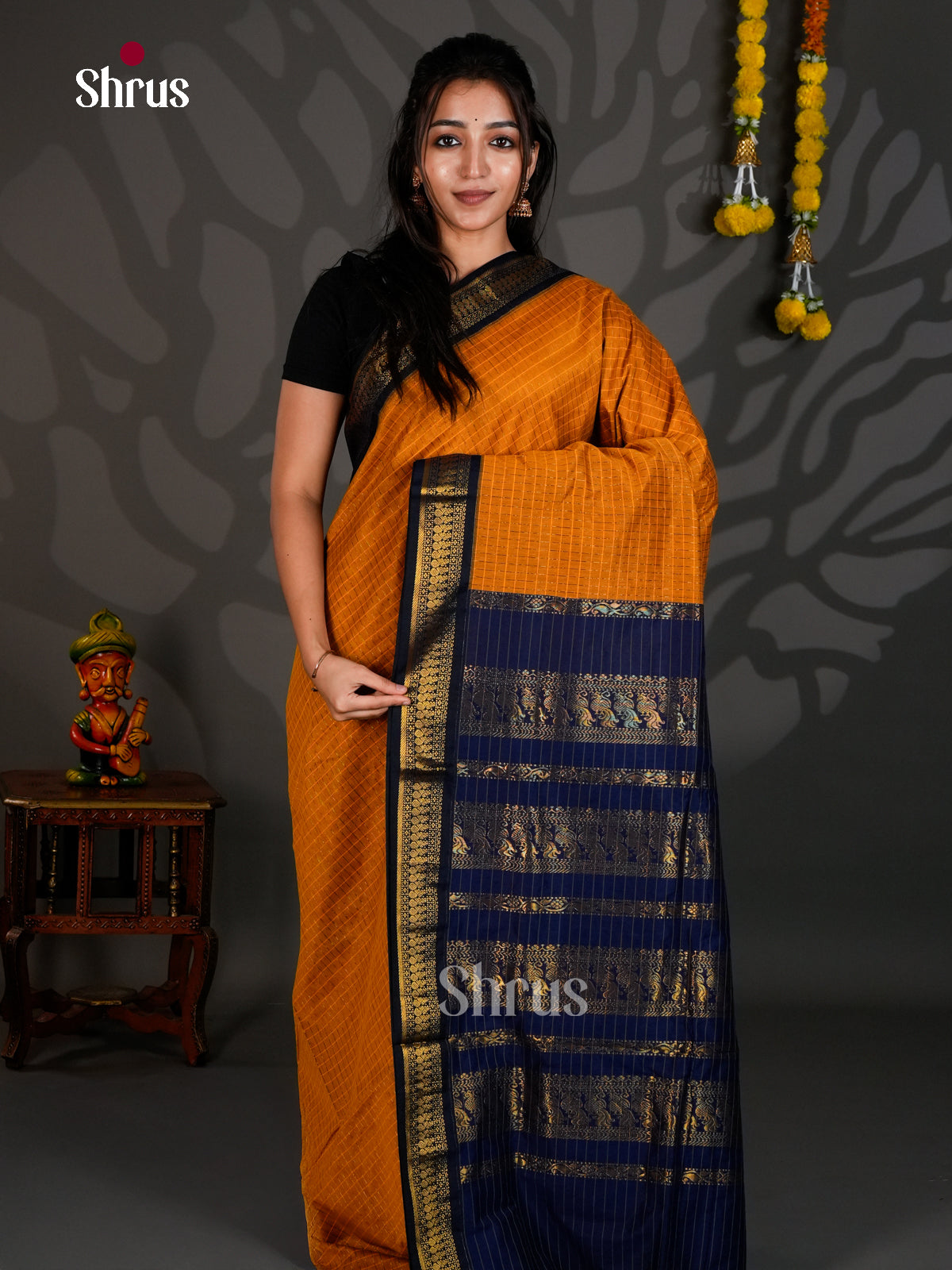 DIS18342 - Kalyani Cotton Saree - Shop on Shrus.com