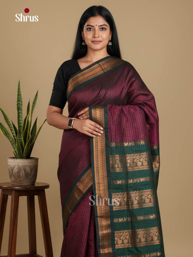 DIS18345 - Kalyani Cotton Saree - Shop on Shrus.com