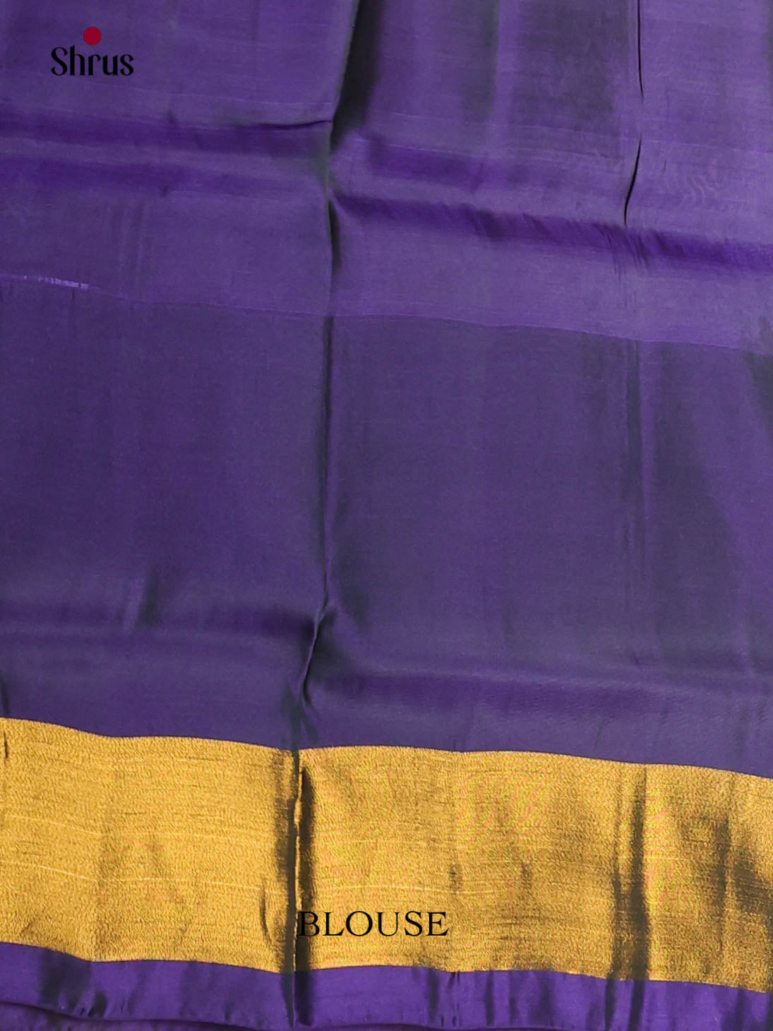 Brown & Blue - Semi uppada Saree