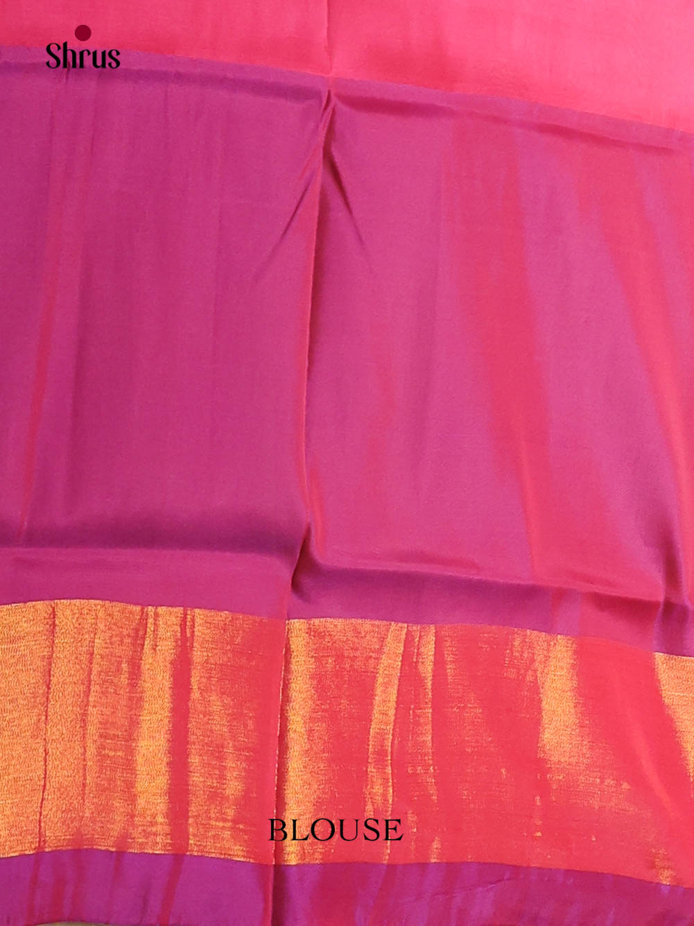 Green & Pink- Semi uppada Saree - Shop on Shrus.com