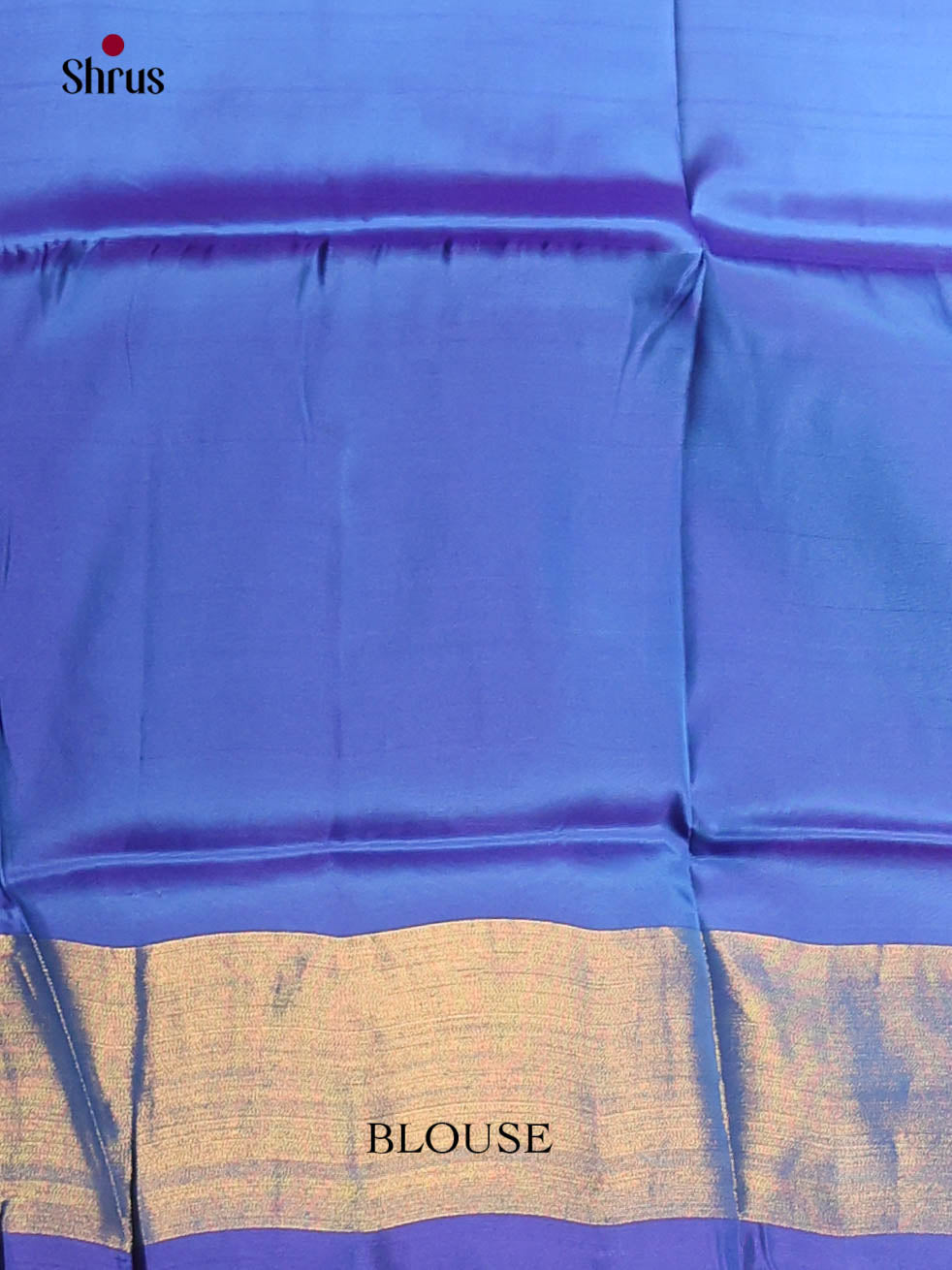 Orange & Blue- Semi uppada Saree