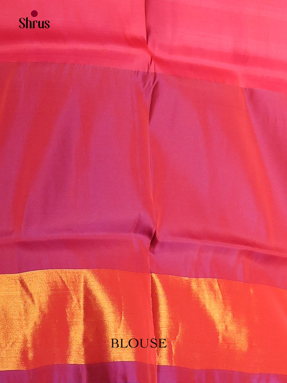 Blue & Maroon - Semi uppada Saree