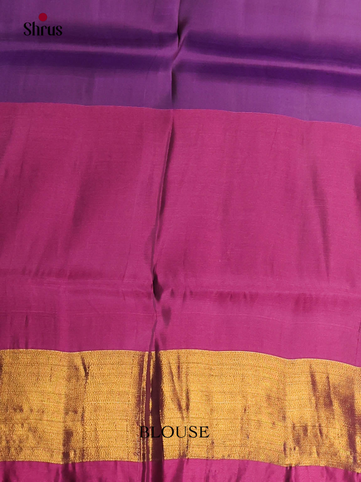 Brown & Purple - Semi uppada Saree