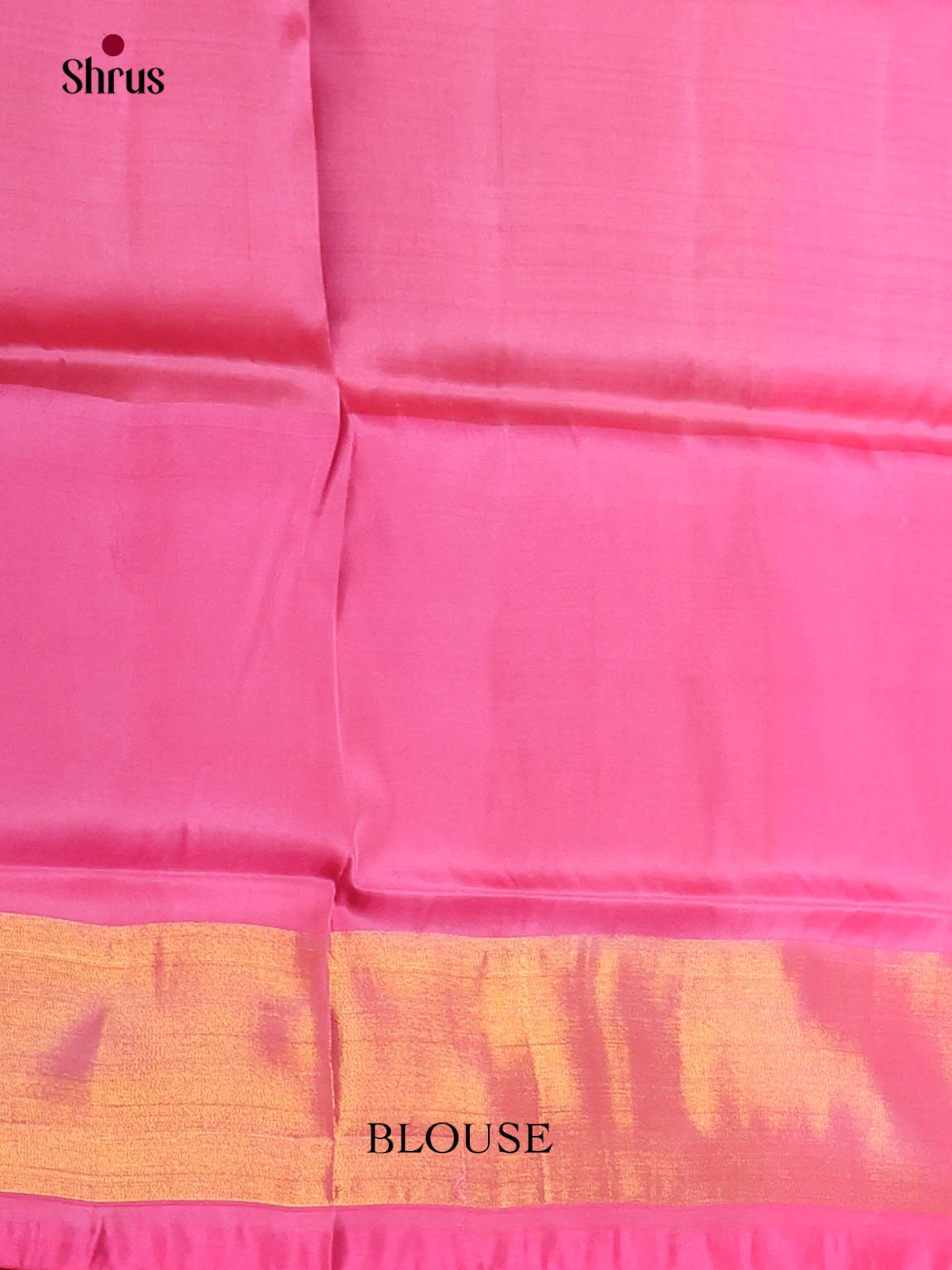 Light Green & Pink - Semi uppada Saree