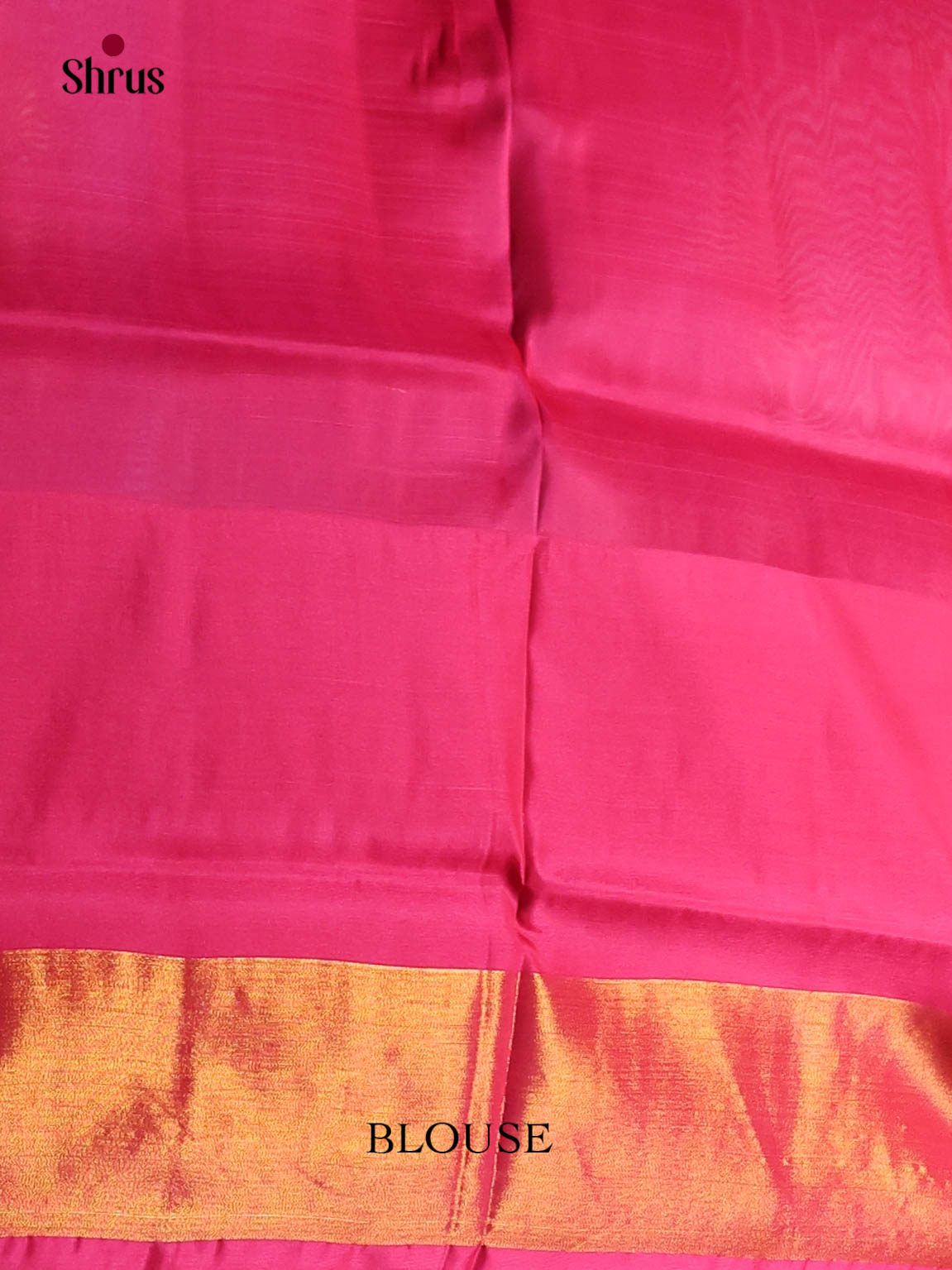 Blue & Pink - Semi uppada Saree
