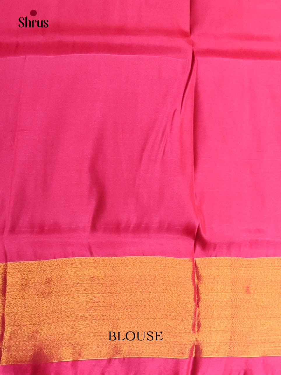 Black & Pink - Semi uppada Saree