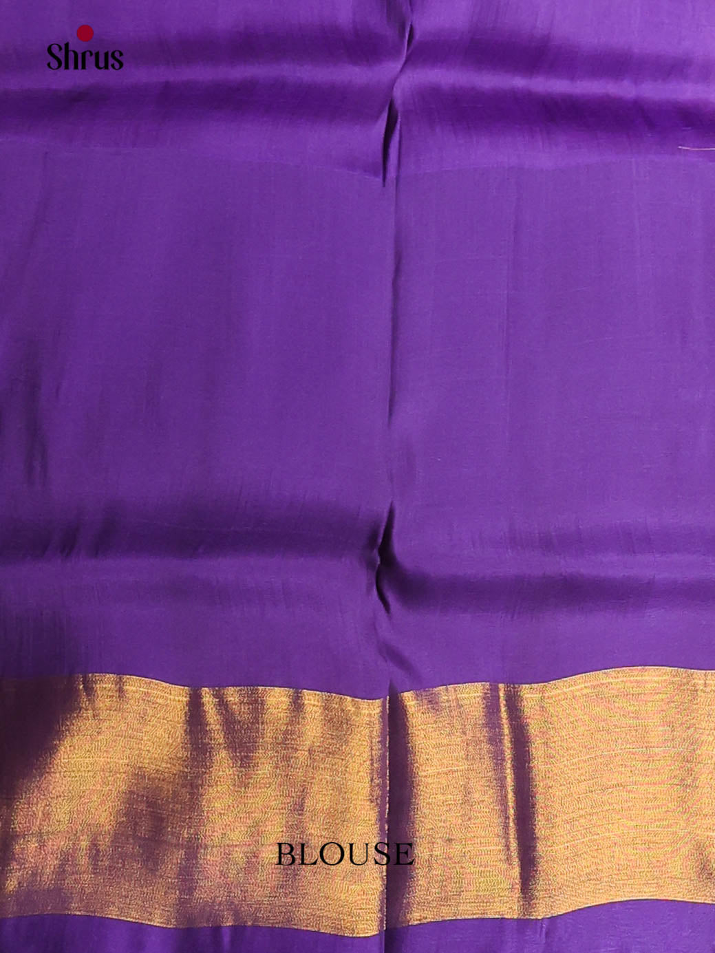 Brown & Blue - Semi uppada Saree