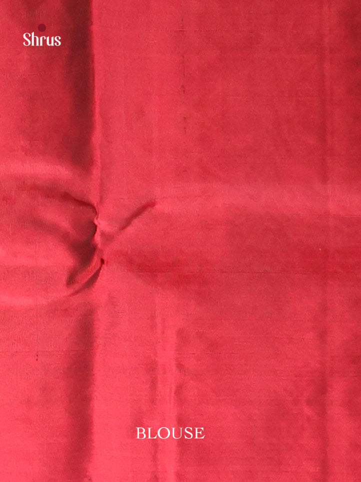 mustard red Softsilk-halfpure Saree 1