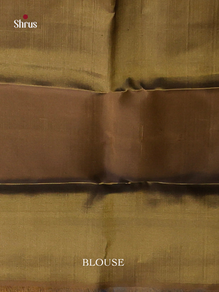 blue and green Softsilk-halfpure Saree 1