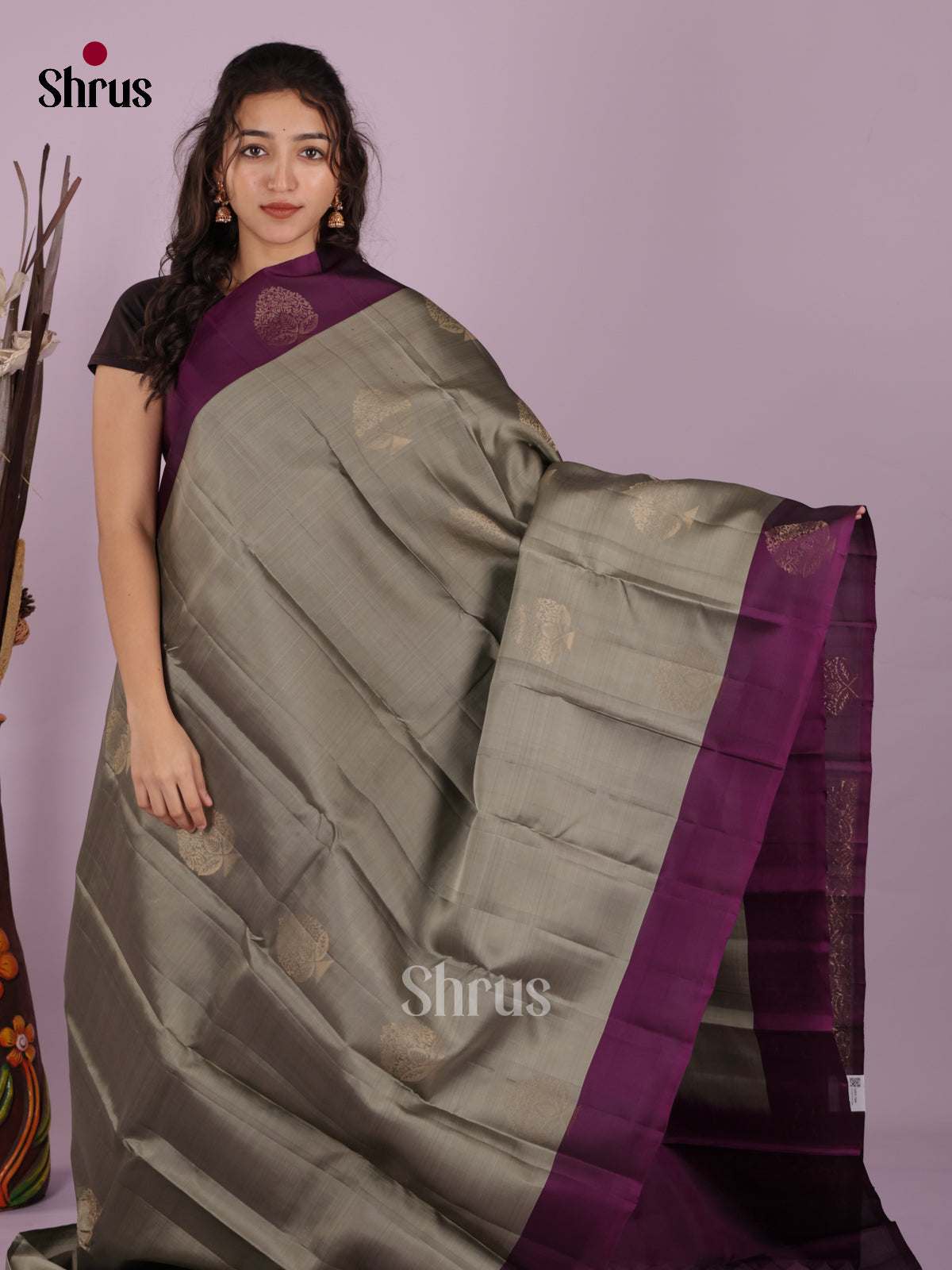 DIS19296 - Softsilk-halfpure Saree - Shop on Shrus.com