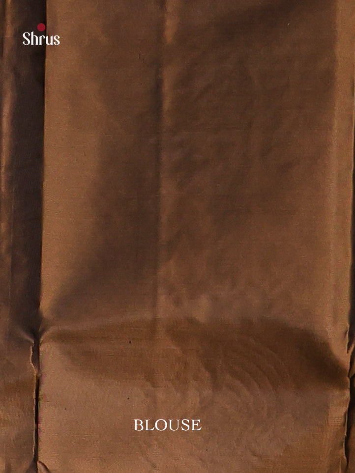 Red brown Softsilk halfpure Saree 1
