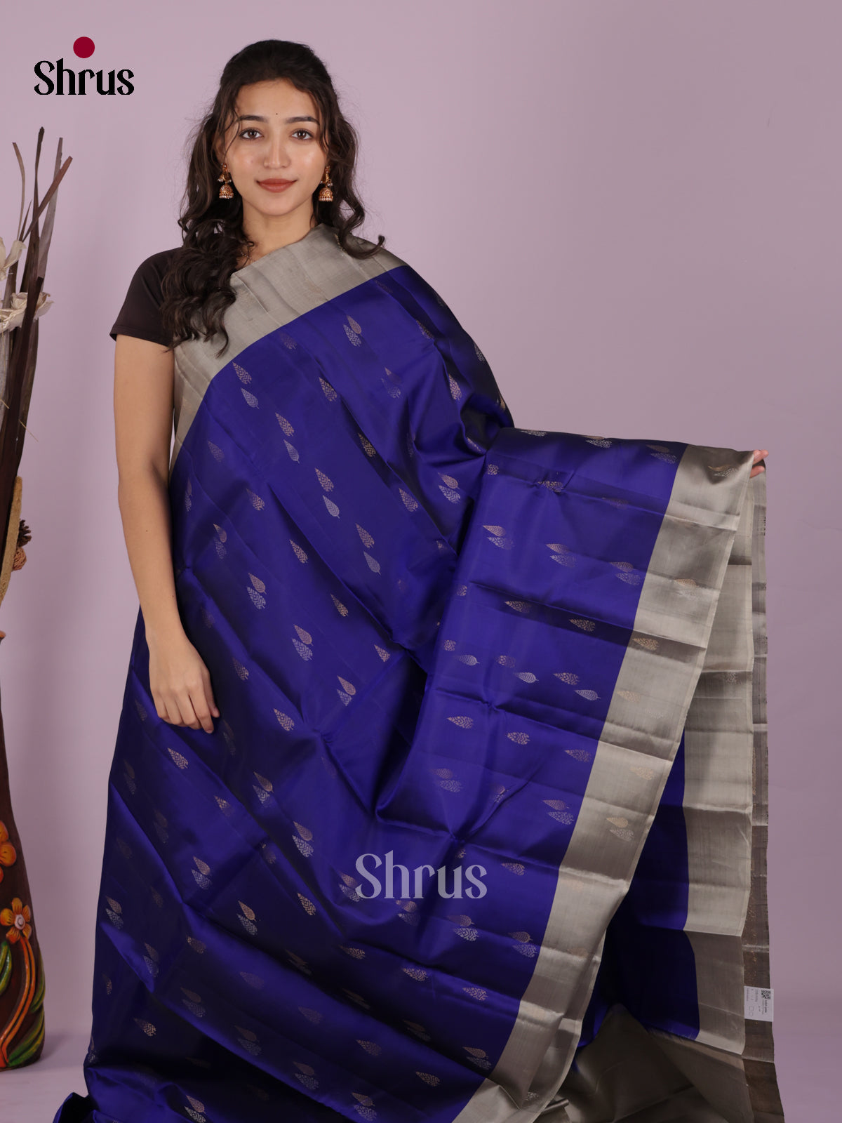 DIS19394 - Softsilk-halfpure Saree - Shop on Shrus.com
