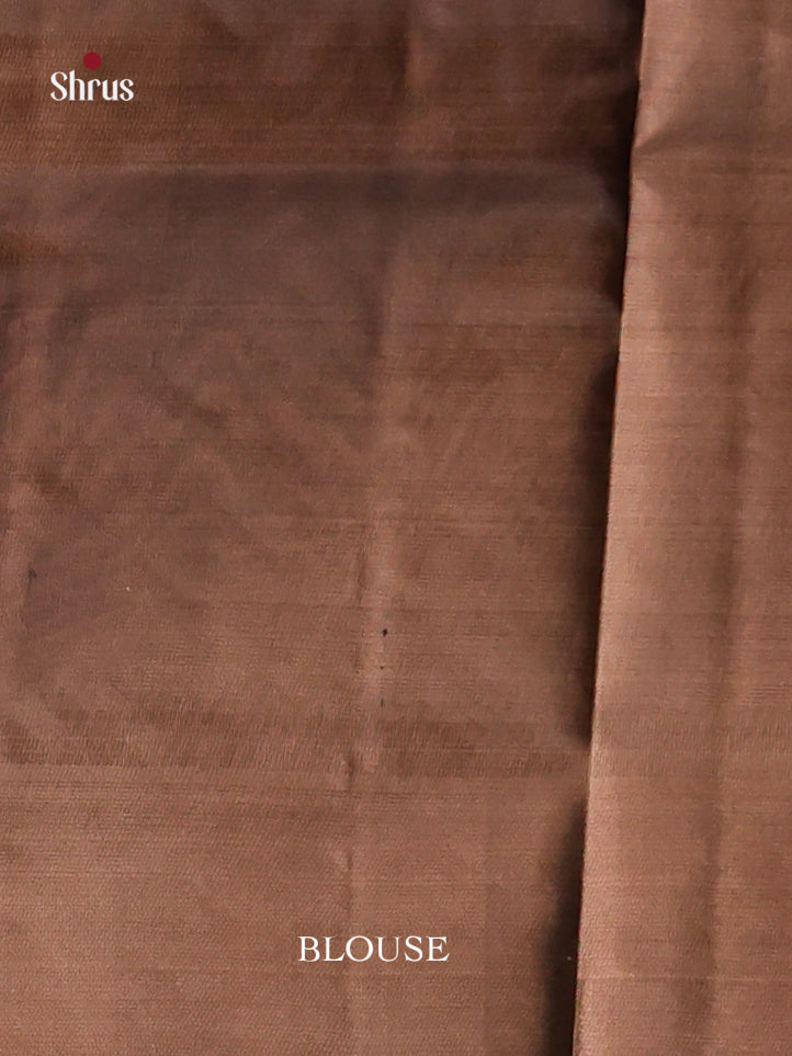 marron and brown Softsilk halfpure Saree 1