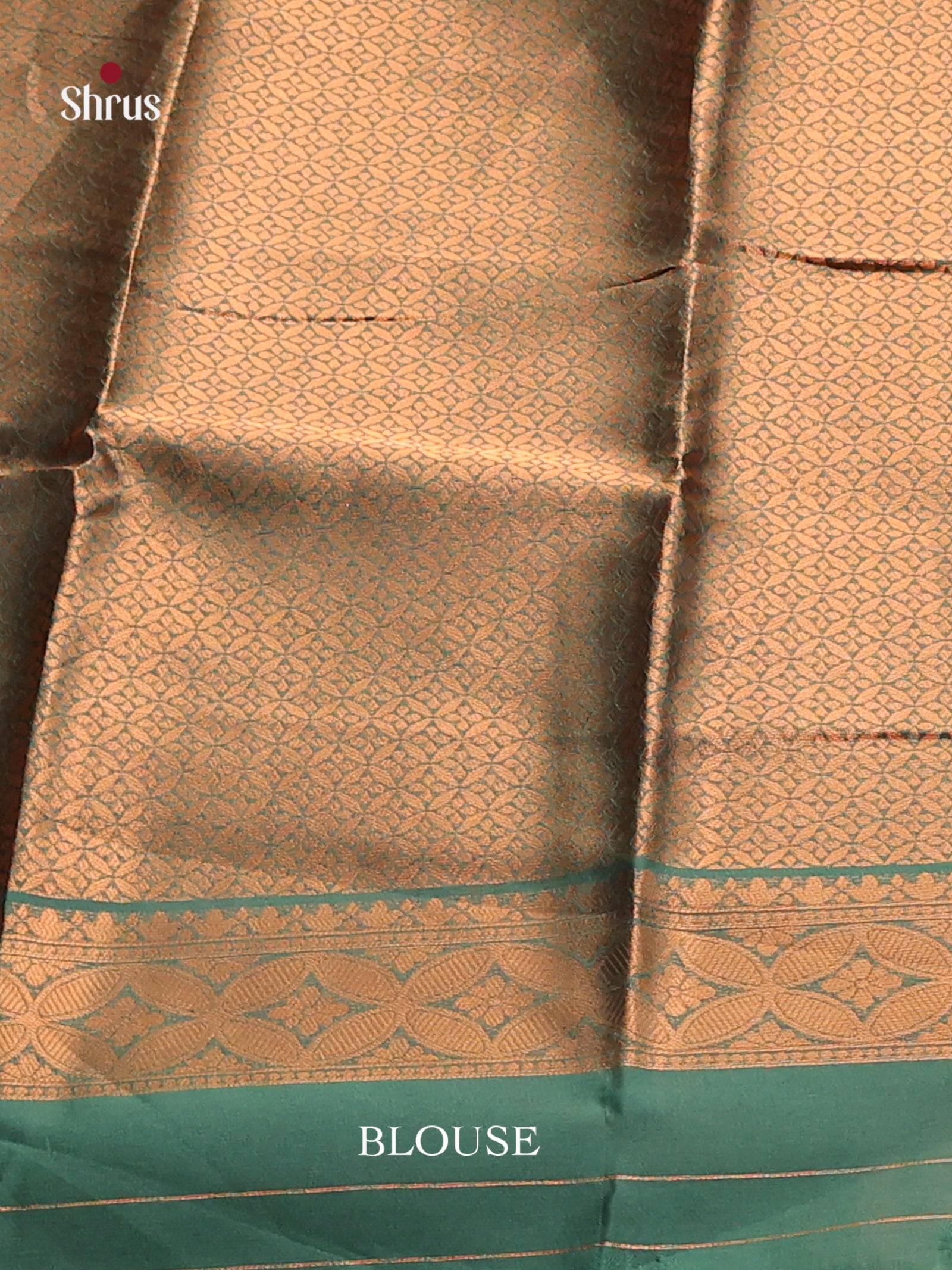 Mustardy Green & Green - Semi Softsilk Saree - Shop on Shrus.com