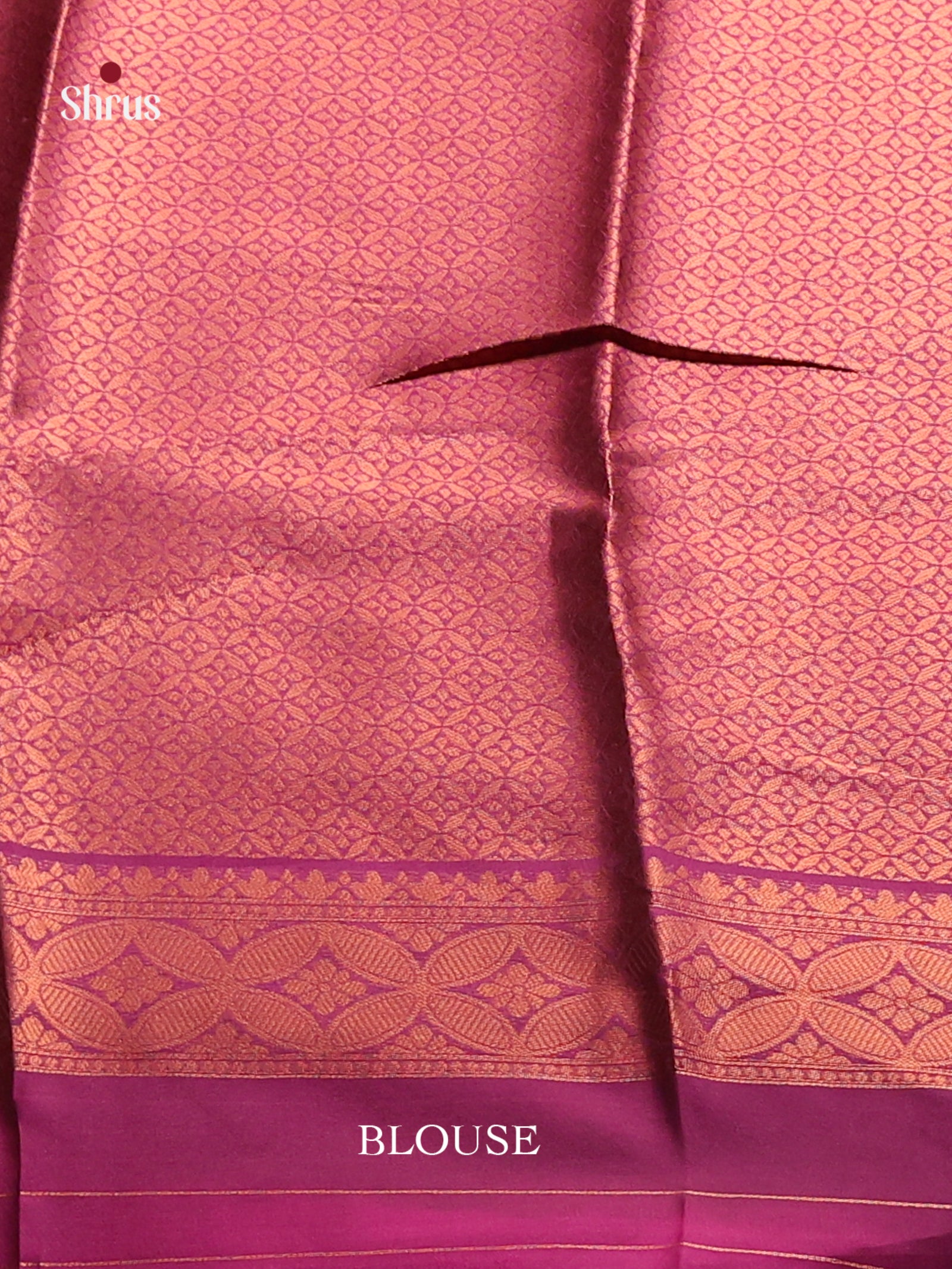 Blue & Maroon - Semi Softsilk Saree
