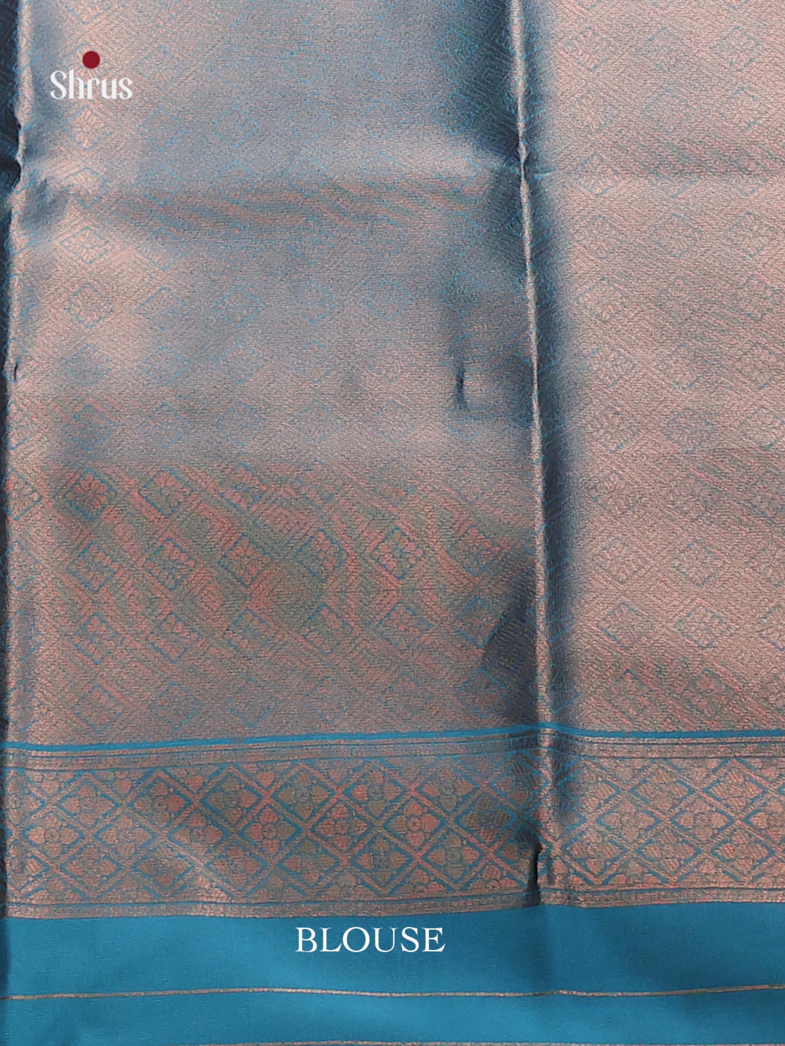 Purple & Blue- Semi Softsilk Saree - Shop on Shrus.com