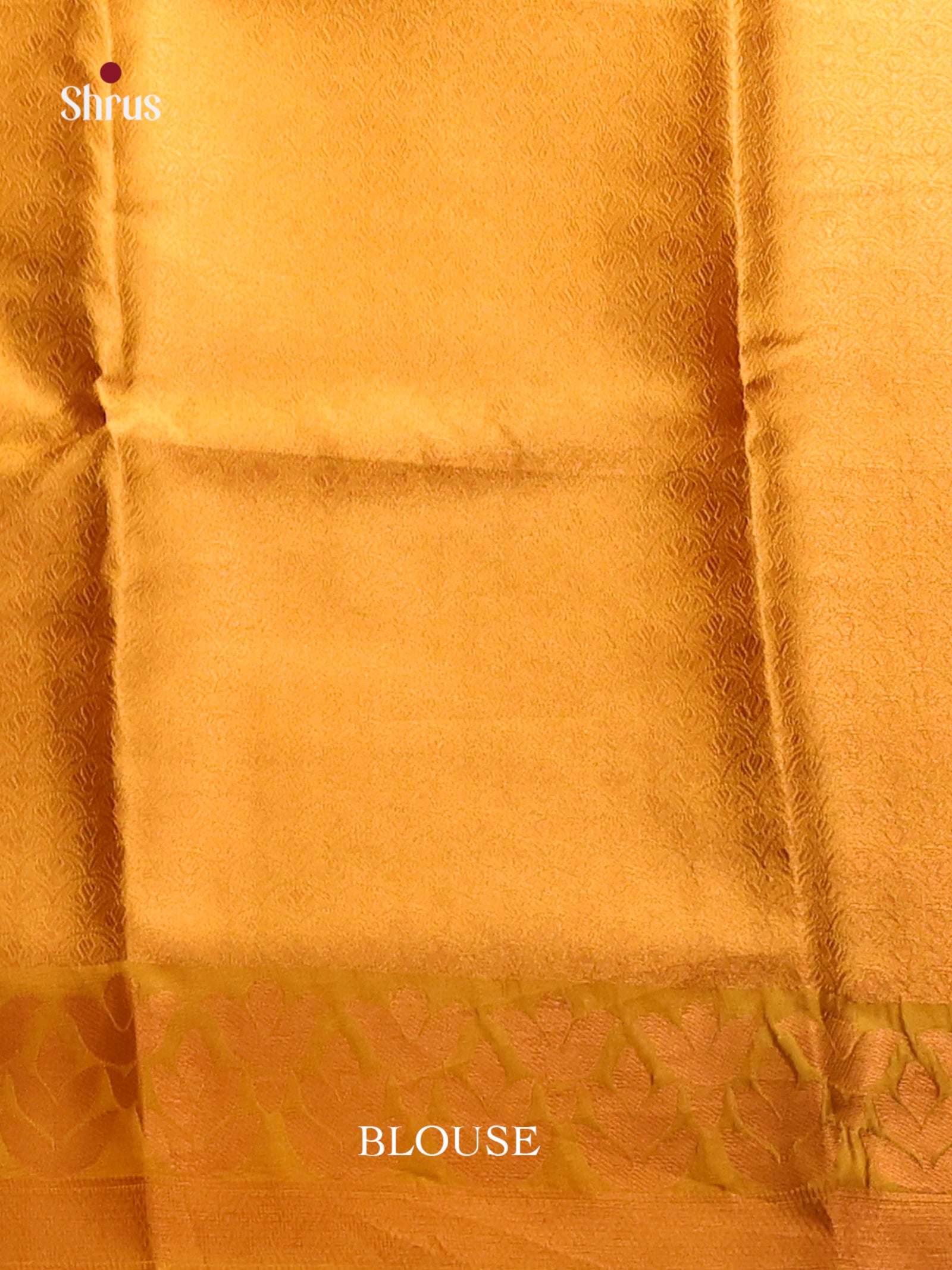 Green & Mustard - Semi Softsilk Saree - Shop on Shrus.com