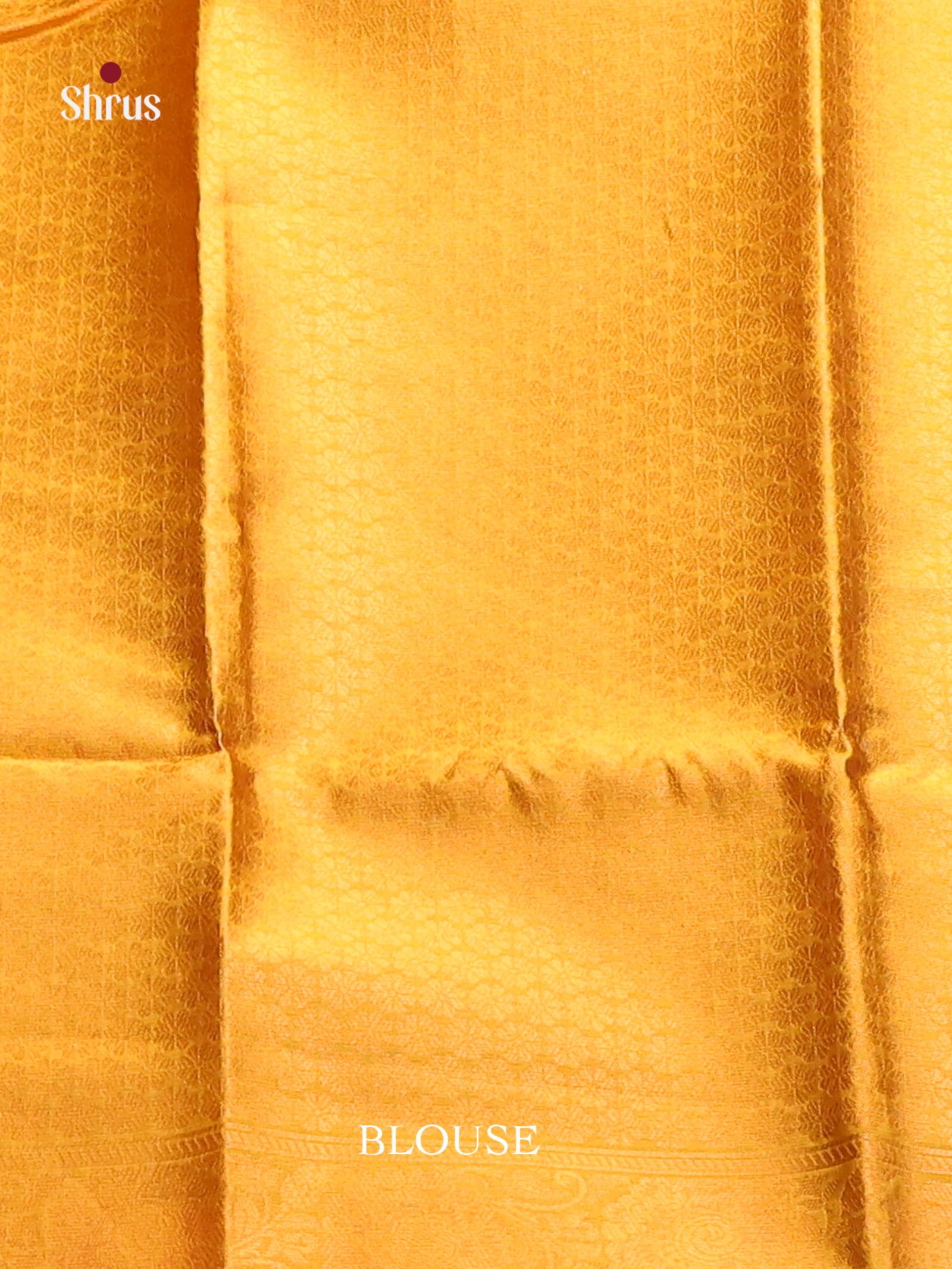 Green & Mustard - Semi Softsilk Saree - Shop on Shrus.com