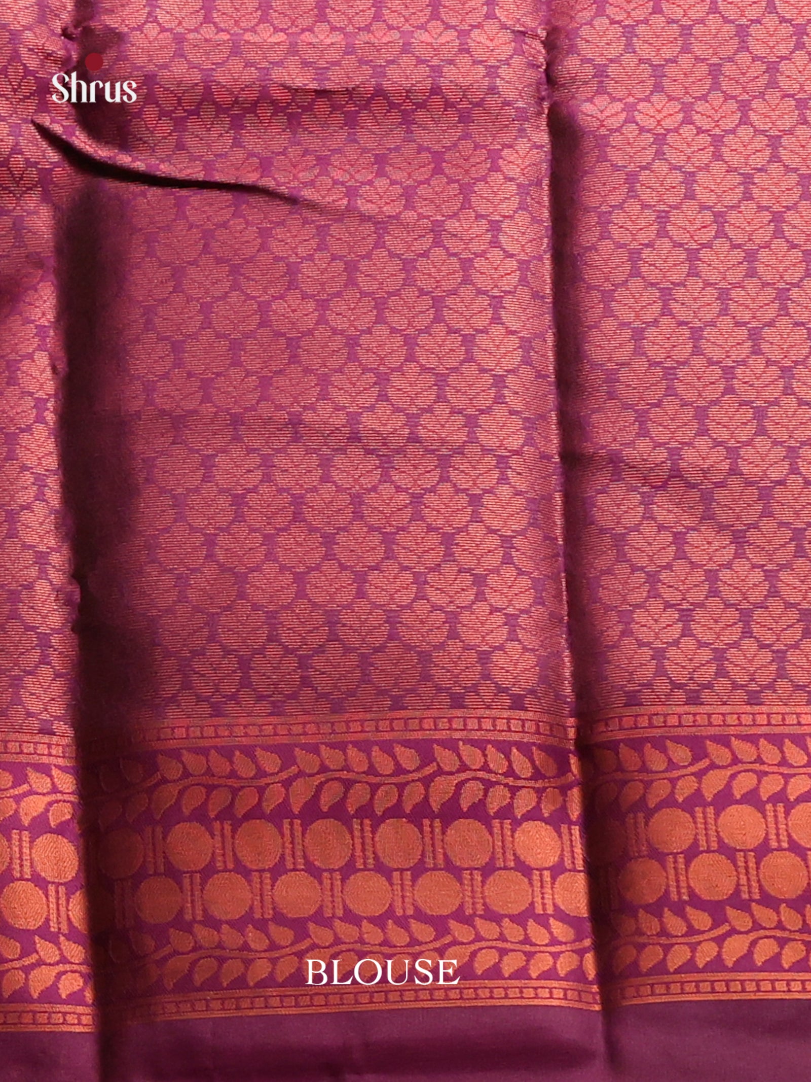 Blue & Purple- Semi Softsilk Saree