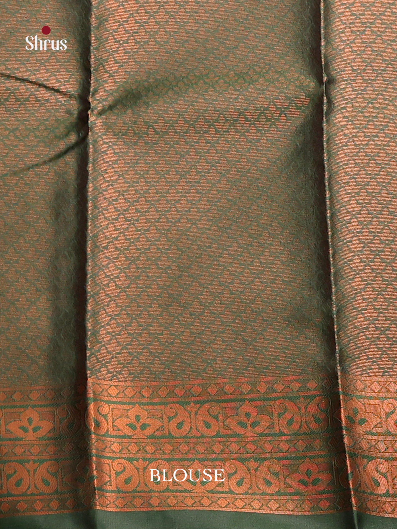 Mustard & Green - Semi Softsilk Saree - Shop on Shrus.com