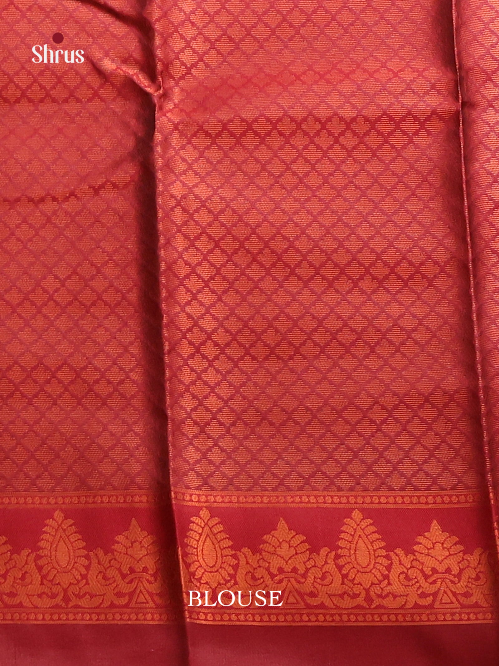 Blue & Maroon - Semi Softsilk Saree