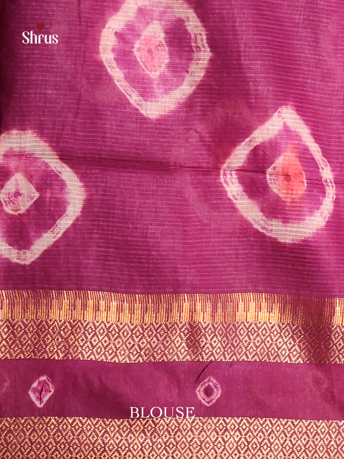 DIS20276 - Shibori Saree - Shop on Shrus.com