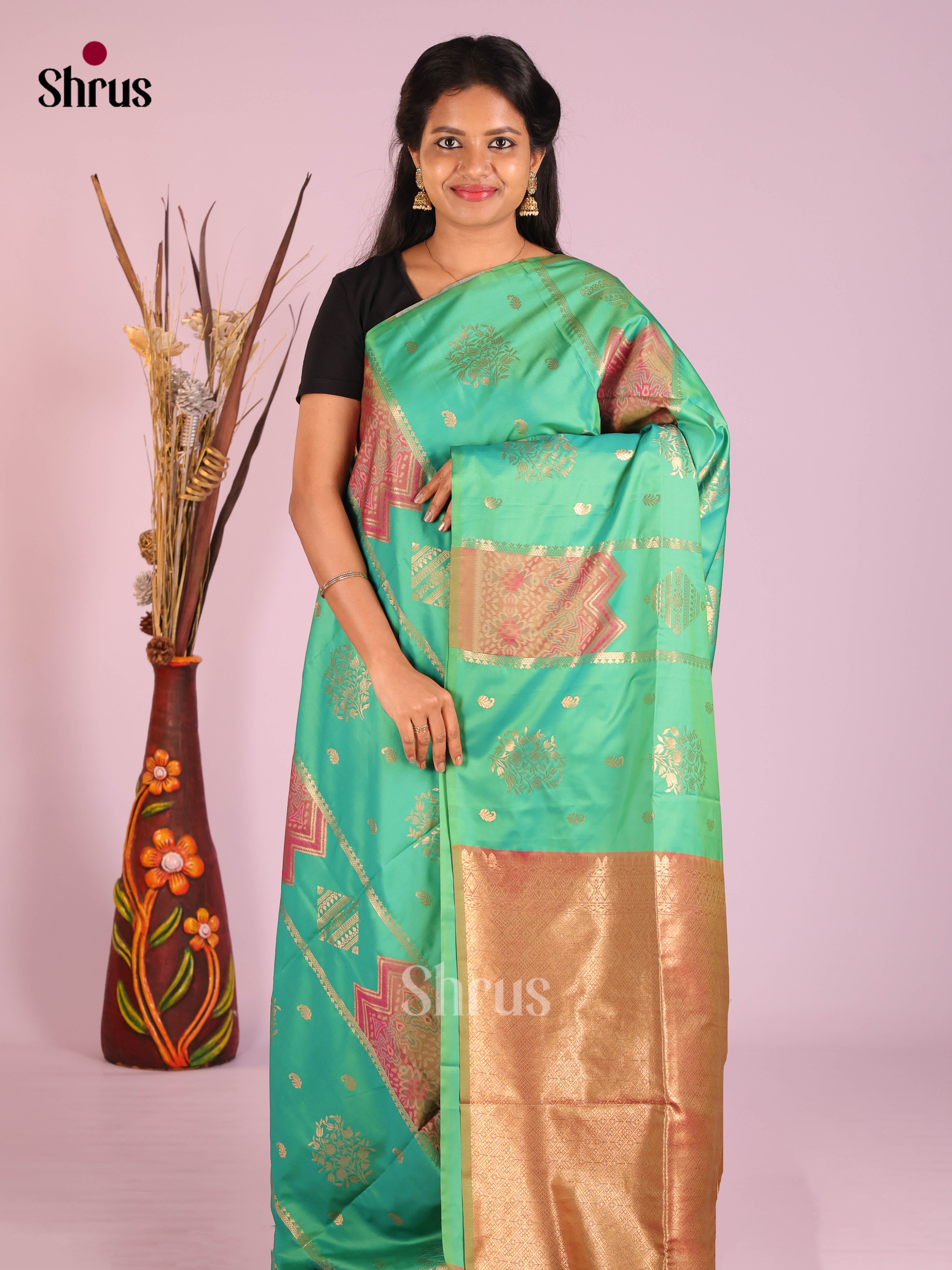 DIS20478 - Semi Softsilk Saree