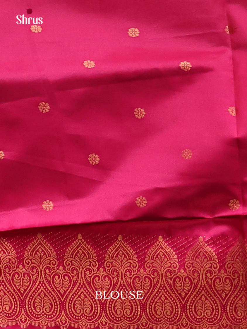 Purple & Pink- Semi Softsilk Saree