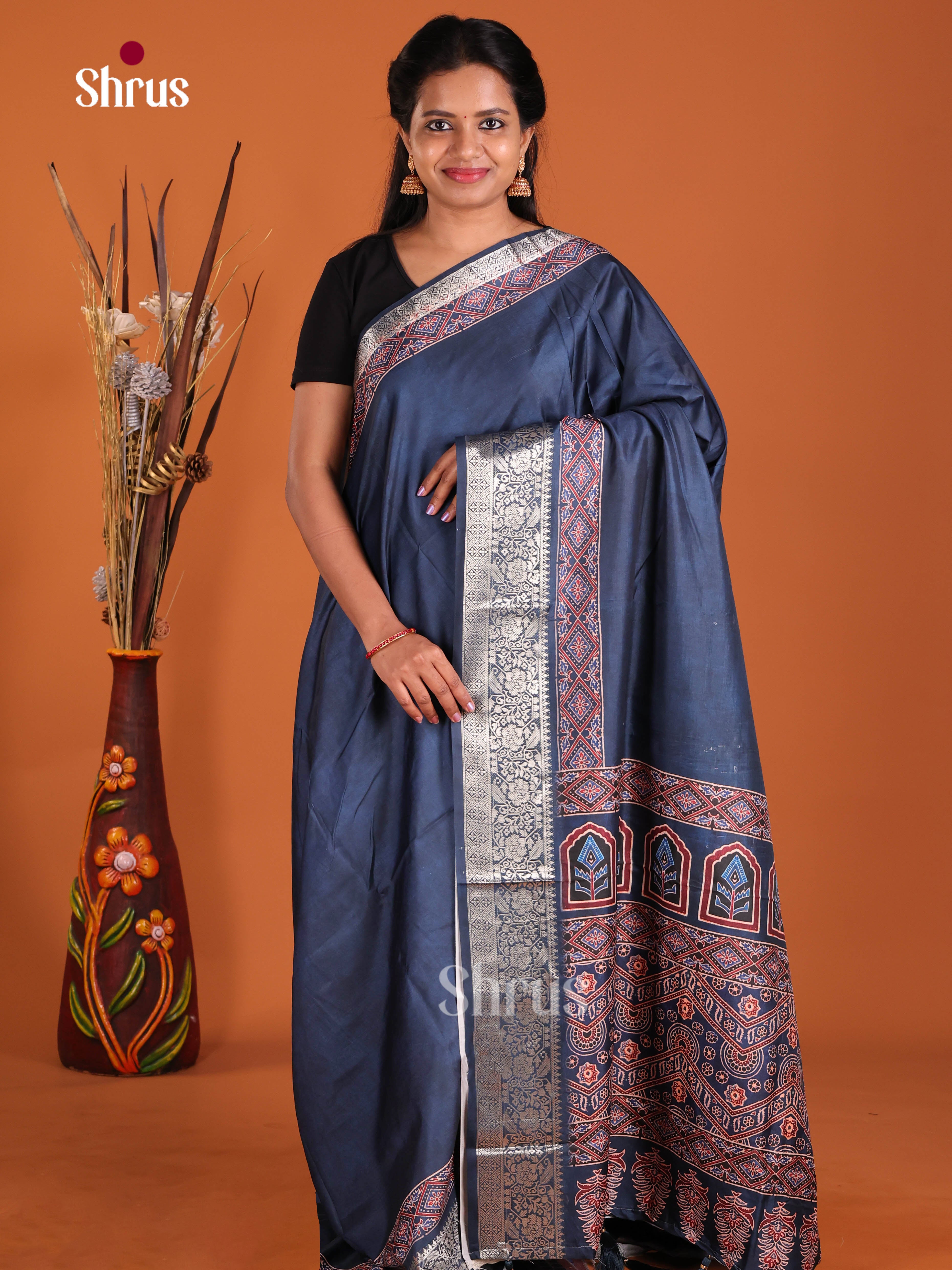 Blue- Semi Modal Saree