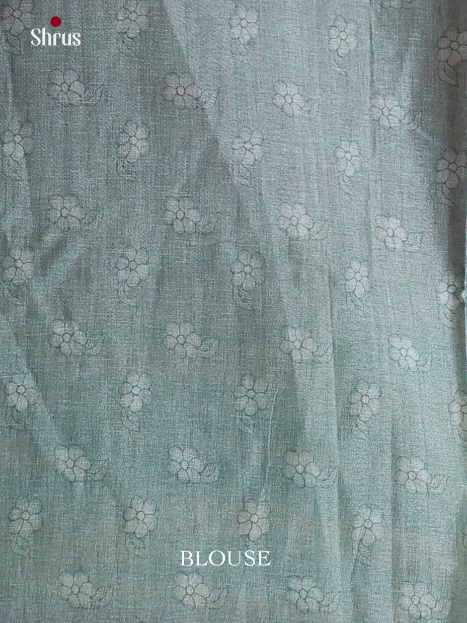 DIS22186 - Semi Maheshwari Print Saree