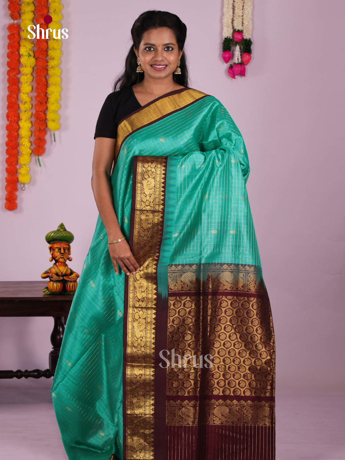 DIS22223 - Korvai-kattams Saree